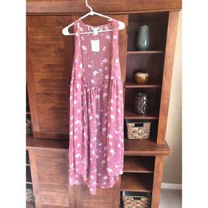 Lauren Conrad O/S Boho Duster Vest Swim Cover